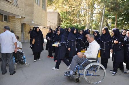 دیدار از آسایشگاه جانبازان