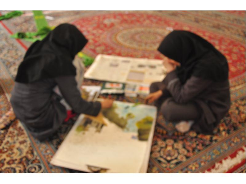 نقاشی  دانش آموزان